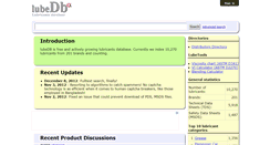 Desktop Screenshot of lubebase.com
